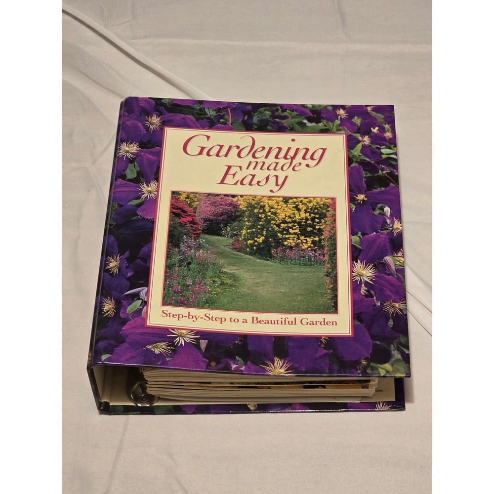 Gardening Made Easy Step By Step Guide Binder‎ Filled With Info